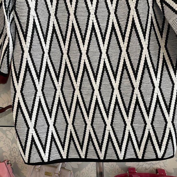 ST. JOHN Black Label Zip Front 3/4 Sleeve Jacket Style#K61G0K1 - Picture 6 of 11